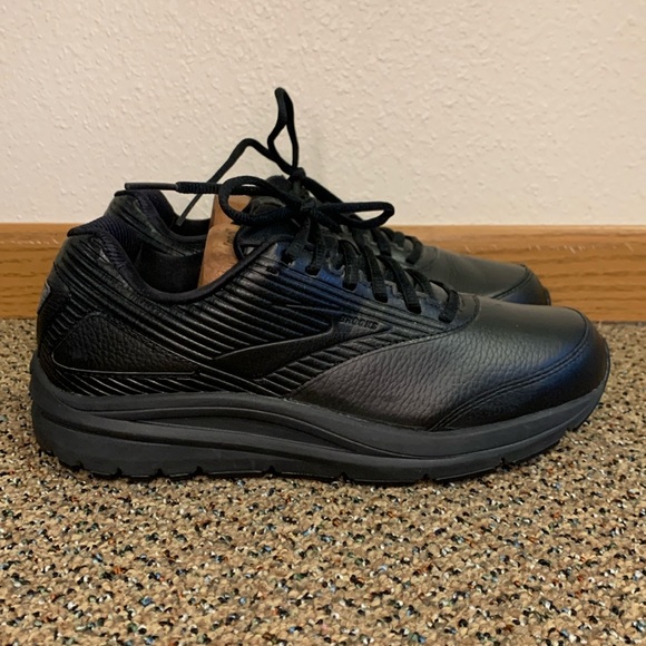 Brooks Addiction Walk Black Sneakers‎ Size 10 Narrow - Picture 1 of 9